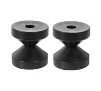 HONMEET Topes De Cabecero Ajustables Para Cama 4.2-4.7 Cm En Negro, Fijador Antivibraciones De Marco De Cama De Alta Resistencia, Estabilizador Para Muebles En Dormitorio y Sala, Paquete De 2 Piezas