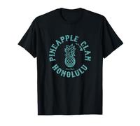 Honolulu Piña Clan Hawaii Estilo Vintage Camiseta