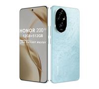 HONOR 200 5G Smartphone 12GB 512GB, 5200mAh Batería, Snapdragon 8s Gen 3, Cámara Triple 50 MP, Pantalla 6.7'', Dual SIM, NFC, MagicOS 8.0/Android 14(Sin Cargador), Verde