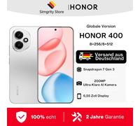 HONOR 400 5G, teléfono inteligente Android, versión para la Unión Europea, procesador Snapdragon 7 Gen 3, batería de 5300 mAh, pantalla AMOLED de 6,55 pulgadas, cámara con IA de 200 MP. Oro del Desier
