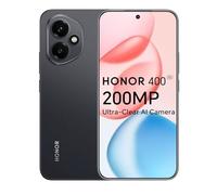 HONOR 400 5G Teléfono Movil, 8GB 512GB Smartphone, Snapdragon 7 Gen 3, Cámara AI Ultranítida de 200 MP, 6,55" 120Hz AMOLED, 5170mAh, Dual SIM, NFC, Sin Cargador, Negro