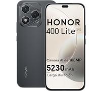 HONOR 400 Lite 5G Smartphone,8GB RAM 256GB Memoria Dual SIM NFC, 5230 mAh,108MP con botón AI Teléfono Android 15, 6.7 Pulgada AMOLED Eye-Care Display, IP64&SGS, Velvet Black