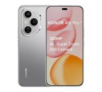 HONOR 400 Pro 5G Smartphone 12 GB 512 GB, Triple Cámara IA de 200 MP, Snapdragon 8 Gen 3, Pantalla AMOLED de 6,7 Pulgadas y 120 Hz, Doble SIM, NFC, Android 15, Gris