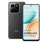 HONOR 400 Smart Smartphone 4G 6GB 128GB, Batería 6500mAh, Pantalla Resistente a Caídas de 6.77" IP64, Snapdragon 6s Gen 3, Cámara Principal de 108 MP, Android 15, Dual SIM, NFC, Negro