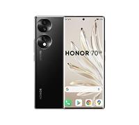 HONOR 70 Smartphone, teléfono móvil 5G, SIM libre desbloqueado, 256GB, cámara trasera triple de 54 MP, pantalla curva OLED de 120 Hz de 6.67 pulgadas, Android 12, 4800 mAh, negro medianoche (renovado)