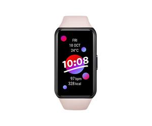 HONOR Band 6 - Pantalla AMOLED a Color 1,47", 10 Modos Deportivos, monitorización frecuencia cardíaca, oxígeno en Sangre y sueño, Carga rápida, Coral Pink
