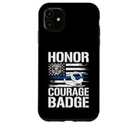 Honor Courage Badge Police Carcasa para iPhone 11