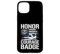 Honor Courage Badge Police Carcasa para iPhone 15 Plus