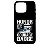 Honor Courage Badge Police Carcasa para iPhone 16 Pro