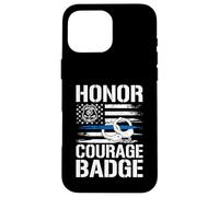 Honor Courage Badge Police Carcasa para iPhone 16 Pro MAX