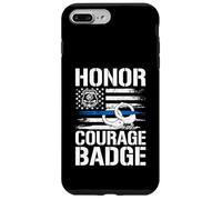 Honor Courage Badge Police Carcasa para iPhone 7 Plus/8 Plus
