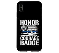 Honor Courage Badge Police Carcasa para iPhone XS MAX