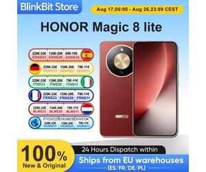 HONOR Magic 8 Lite Versión EU, Teléfono Inteligente 5G, Snapdragon 6 Gen4, Resistente a Caídas de 2.5m, Resistente al Polvo IP69K, 7500mAh, 108MP OIS AI, eSIM Midnight Black