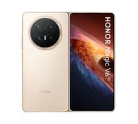 HONOR Magic V6 5G (PNM-N49) 512 GB de almacenamiento, 16 GB de RAM, desbloqueado de fábrica, Android 16, teléfono inteligente plegable (dorado)