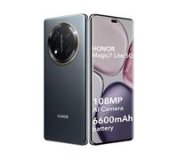 HONOR Magic7 Lite 5G Smartphone 8GB 256GB,108MP Triple Cámara,120Hz 6.78" Pantalla OLED,Batería 6600mAh,IP65M,Android 14,NFC,Doble Sim(Sans Chargeur),Negro