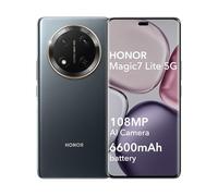 HONOR Magic7 Lite 5G Smartphone 8GB 256GB, Pantalla Curva AMOLED de 6,78" 120Hz, Cámara de 108MP, Android 14, Dual Sim, Google Play, NFC, Negro