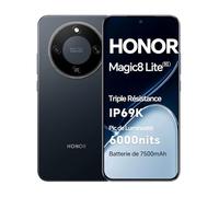 HONOR Magic8 Lite Smartphone, 8+256 GB, Pantalla AMOLED de 6,79 Pulgadas, Triple Resistencia IP68/IP69K, batería de 7500 mAh, cámara de 108 MP con OIS, Doble SIM, NFC.