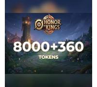 Honor of Kings - 8000 + 360 Tokens Direct Top-Up - GLOBAL