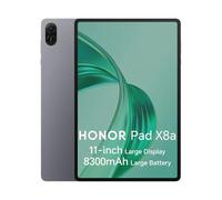 HONOR Pad X8a Tablet 128GB Almacenamiento(Ampliable a 1Tb) 8300mAh,Pantalla 11 Pulgadas 90Hz con Protección,Qualcomm SD 680,Wi-Fi/GPS/Android 14,Gris
