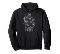 Honor Samurai Antiguo en Guerrero de Acero Sudadera con Capucha
