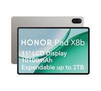 HONOR Tablet Pad X8b WiFi | Pantalla grande de 11 pulgadas | Procesador Snapdragon 680 | 4 GB de RAM | Almacenamiento de 128 GB | Almacenamiento rápido expandible | Gris espacial