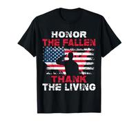 Honor the Fallen - Soporte militar con temática de veteranos vintage Camiseta