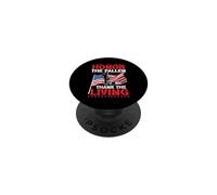 Honor The Fallen Veteran Theme Military Support Patriotic PopSockets PopGrip Adhesivo