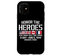 Honor The Heroes D-Day 6 de Junio de 1944 Estados Unidos Reino Unido Canadá Francia Carcasa para iPhone 11