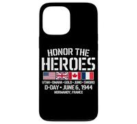 Honor The Heroes D-Day 6 de Junio de 1944 Estados Unidos Reino Unido Canadá Francia Carcasa para iPhone 13 Pro MAX