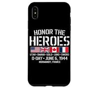 Honor The Heroes D-Day 6 de Junio de 1944 Estados Unidos Reino Unido Canadá Francia Carcasa para iPhone XS MAX