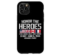 Honor The Heroes D-Day 6 de Junio de 1944 Estados Unidos Reino Unido Canadá Francia Carcasa para iPhone 11 Pro
