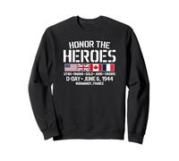 Honor The Heroes D-Day 6 de Junio de 1944 Estados Unidos Reino Unido Canadá Francia Sudadera