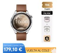 HONOR Watch 6, hasta 35 d¨ªas de bater¨ªa, resistencia al agua 5 ATM e IP69, 46mm, Twilight Brown