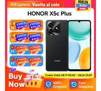 HONOR X5c Plus 4G, Versión EU, Smartphone 4G, Batería de 5260 mAh, Cámara Principal de 50MP, CPU MTK Octa-core, Pantalla LCD de 6.74 Pulgadas Midnight Black