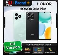 HONOR X5c Plus 4G, Versión EU, Smartphone 4G, Batería de 5260 mAh, Cámara Principal de 50MP, CPU MTK Octa-core, Pantalla LCD de 6.74 Pulgadas Midnight Black