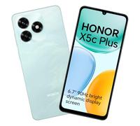 HONOR X5c Plus Telefonos Moviles 4G, Smartphone 4GB 256GB, 6.74 Pulgadas Pantalla Dinámica Brillante de 90Hz, Cámara Dual Ultra Clara de 50MP, Batería de 5130mAh, Android 15, Océano Ciano