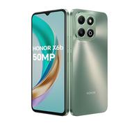 HONOR X6B Smartphone 4G, 4GB 128GB(Memoria Ampliable hasta 8GB), Batería 5200 mAh, Cámara Principal 50 MP, MediaTek Helio G85 (Negro),Android 14, Dual Sim, NFC, Verde
