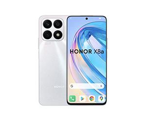 Honor X8a 17 cm (6.7") Double SIM Android 12 4G USB Type-C 6 Go 128 Go 4500 mAh Argent