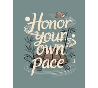 Honor Your Own Pace: Japanese Inspired Notebook: College Ruled | 120 Pages | 7.5x9.25 inches | Zen Minimalist Lined Journal for Mindfulness & Meditation