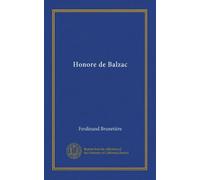 Honore de Balzac