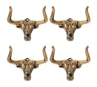 HonorHut Bullen-Doppelhaken 4Pack Decorativos de Pared con Tornillos Entrada Interior Exterior