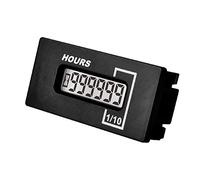 HonorMeet Medidor de horas digital LCD, volt.AC 85 V a 250 V, CC 60 V a 150 V, cuenta de horas para mantenimiento, funciona en cortacésped, divisor de troncos, club, coche, Go-Kart, coche eléctrico
