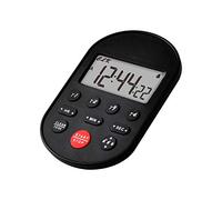 HonorMeet Temporizador de Mesa Digital, Cuenta Regresiva/Ascendente de 4 Actividades, Pantalla de Reloj, recordatorio de zumbador para niños y Adultos de Gimnasio, Lectura, Campamento. (Black)