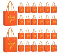Honoson 30 mini bolsas de regalo con asa de 4 x 2.75 x 4.5 pulgadas, pequeñas bolsas de papel de agradecimiento, bolsa de regalo de graduación, bolsa de regalo de boda, bolsa de regalo de fiesta de