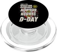 Honour Heroes of D-Day landings diseño de celebración PopSockets PopGrip para MagSafe