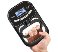 HONPHIER Dinamómetro Digital de Mano 180kg / 396lbs Fuerza de Agarre automático fortalecedor de agarre con pantalla LCD, ajustable para ejercitadores