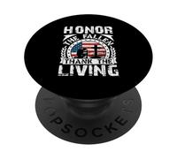 Honra a los caídos Gracias a los Vivos PopSockets PopGrip Adhesivo