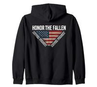 Honra a los caídos, Nunca Olvides la angustiada Bandera Estadounidense Sudadera con Capucha