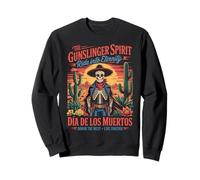 Honra al Pistolero del Oeste Día de los Muertos Sudadera