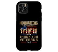 Honrando a Todos los Que sirvieron Gracias Veteranos Carcasa para iPhone 11 Pro